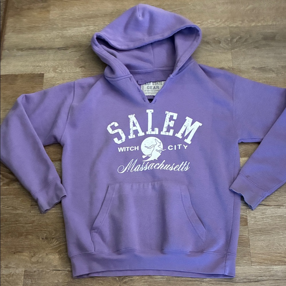 Purple Salem Witch City Hoodie